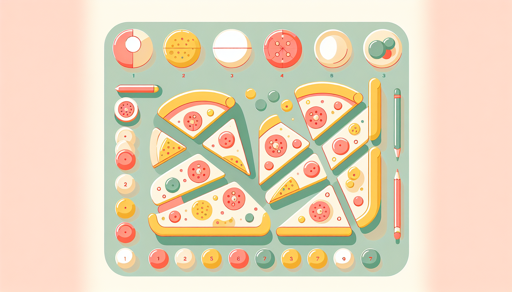 Vaikų edukacinis žaidimas Pizza Play